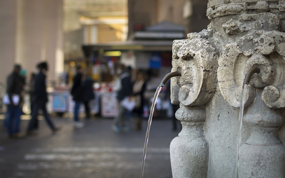 Rome's district fountains