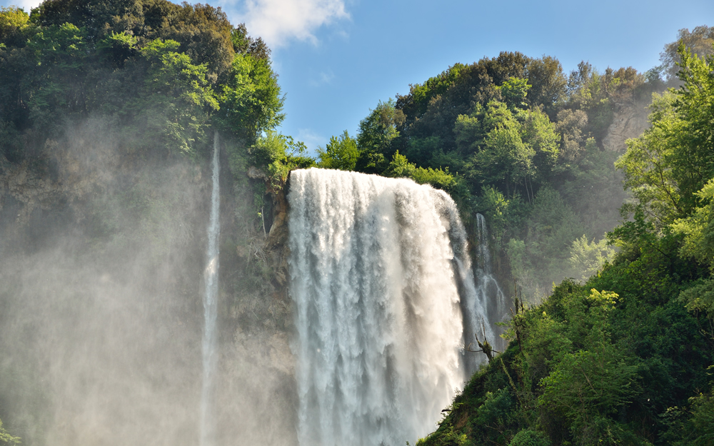 Marmore Waterfalls in Umbria