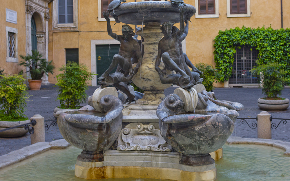 The Turtle Fountain in Rome